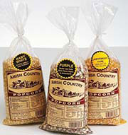Amish Country Popcorn offers thirteen different types of popcorn each of the highest quality to satisfy the taste of the individual customer. We encourage you to try several of our popcorns and to decide for yourself.