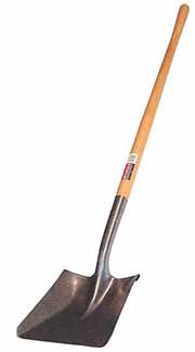 Shovel, square point, 42" hardwood handle - Our economy grade (90 Series) tools provide basic hands at minimum cost. They are a promotional line of tools designed for occasional use applications where low cost is the primary consideration. 