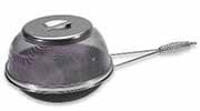 No electricity needed! Make popcorn over a fire or grillor go old-school and use this versatile popper inside. Mesh lid doubles as a serving bowl; the base as a cooking vessel. Coil-firm handle control. Try kettle corn, too!