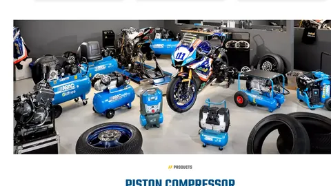 Preview of the ABAC USA (Quincy Compressor) website