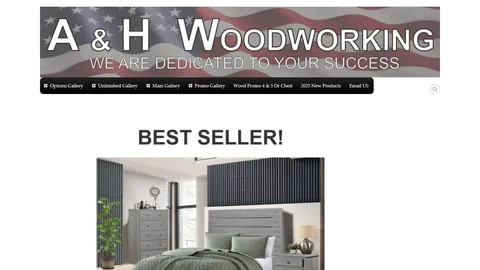Preview of the A & H Woodworking website