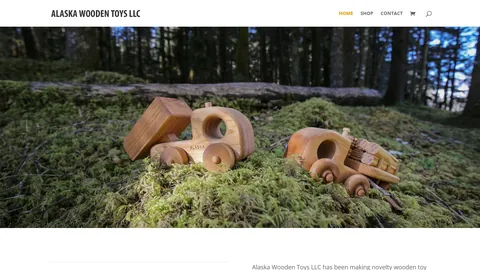 Preview of the Alaska Wooden Toys website