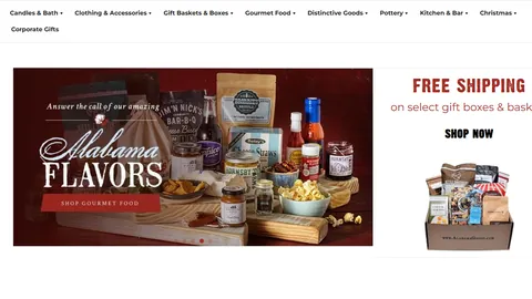 Preview of the Alabama Goods website