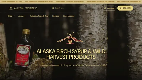 Preview of the Kahiltna Birchworks website