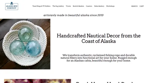 Preview of the Alaska Rug Company website