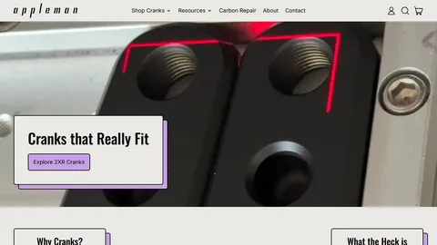 Preview of the Appleman Bicycles website