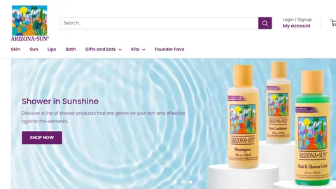 Preview of the Arizona Sun website