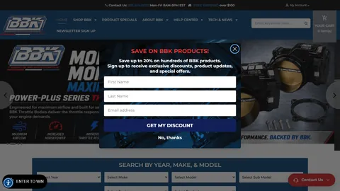 Preview of the BBK Performance website