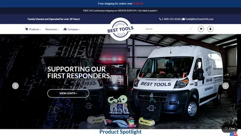 Preview of the Best Tools website