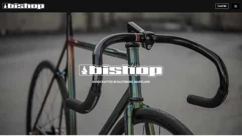 Preview of the Bishop Bikes website