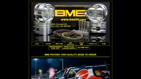 Preview of the BME website