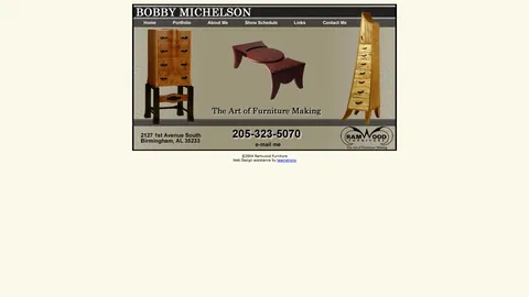 Preview of the Bobby Michelson (Ramwood Furniture) website