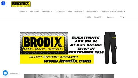 Preview of the BRODIX website