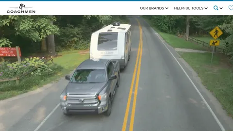 Preview of the Coachmen RV website