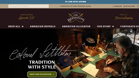 Preview of the Col. Littleton website