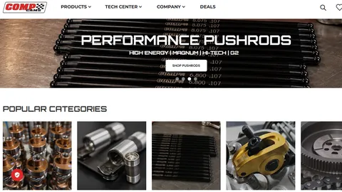 Preview of the COMP Cams website