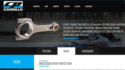 Preview of the CP Carrillo website