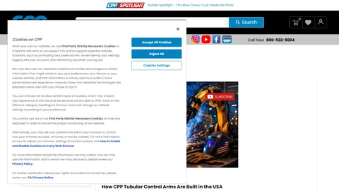 Preview of the Classic Performance Products website