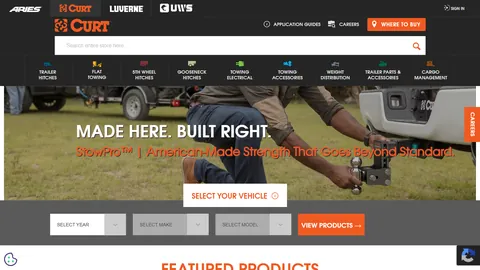 Preview of the CURT website