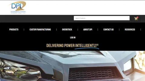 Preview of the Diversified Power International website