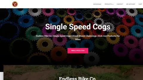 Preview of the Endless Bike Company website