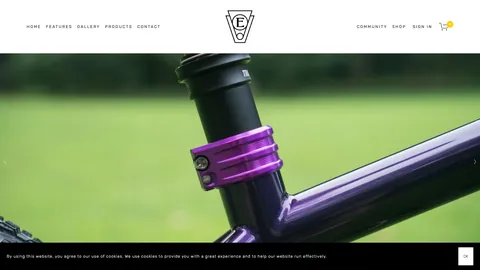 Preview of the Engin Cycles website