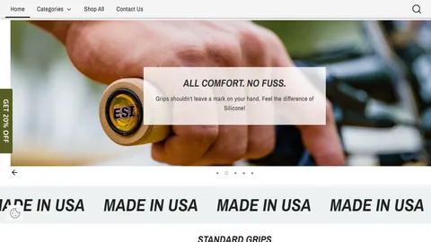 Preview of the ESI Grips website