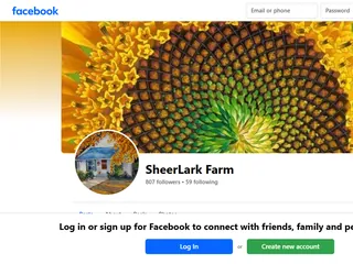 Preview of the SheerLark Farm website
