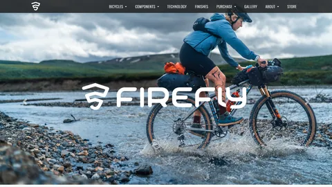 Preview of the Firefly Bicycles website