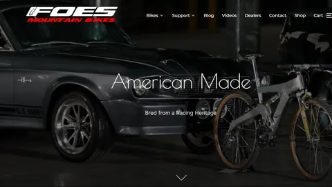Preview of the Foes Racing website