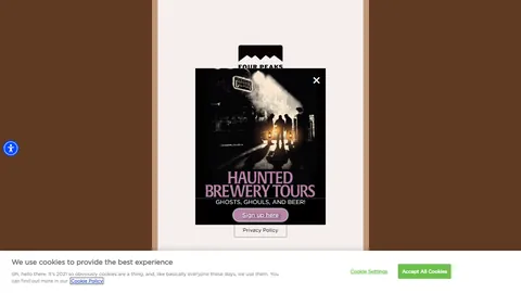 Preview of the Four Peaks Brewing website
