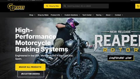 Preview of the GBrakes website