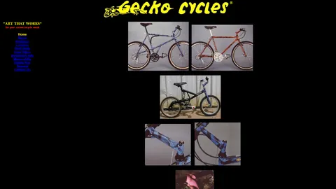 Preview of the Gecko Cycles website