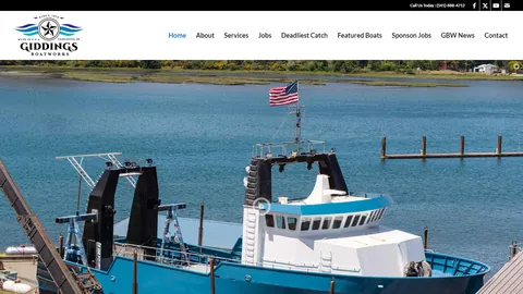 Preview of the Giddings Boat Works website