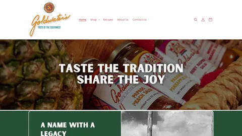 Preview of the Goldwater's Foods of Arizona website