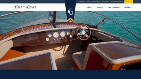 Preview of the Grand Craft website