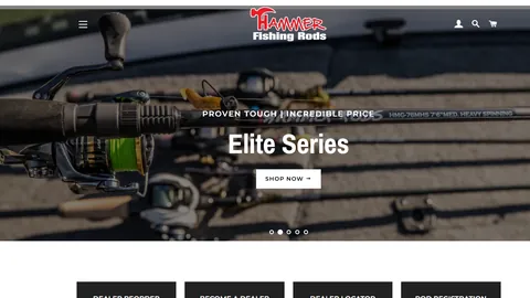 Preview of the Hammer Rods website