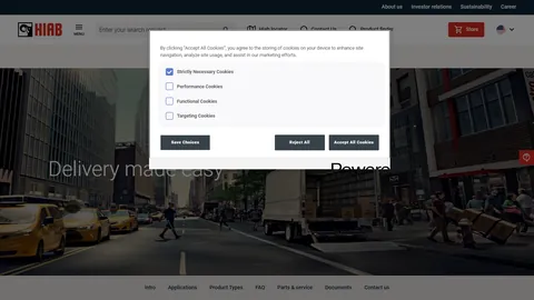 Preview of the Waltco website