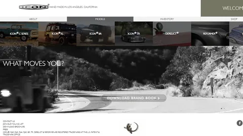 Preview of the ICON 4x4 website