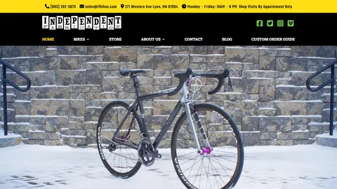 Preview of the Independent Fabrication website