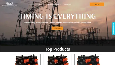 Preview of the Kanson Electronics website