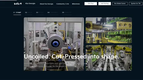 Preview of the Kia Georgia website