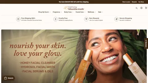 Preview of the Kuumba Made website