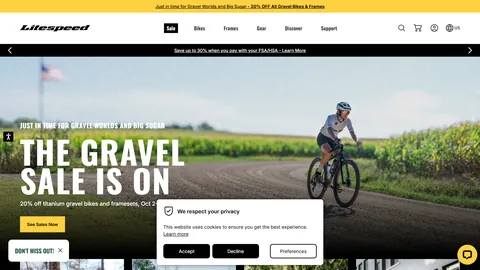 Preview of the Litespeed website