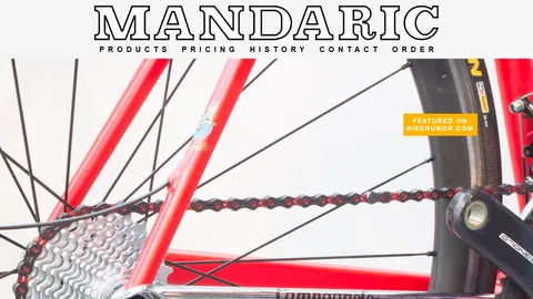 Preview of the Mandaric Bicycles website