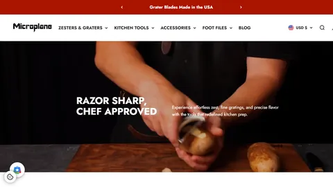 Preview of the Microplane website