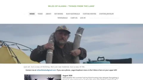 Preview of the Miles of Alaska website