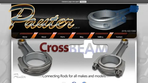 Preview of the Pauter website