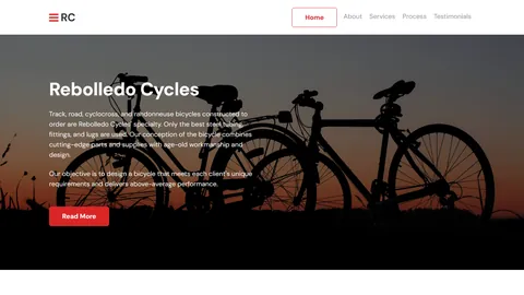 Preview of the Rebolledo Cycles website