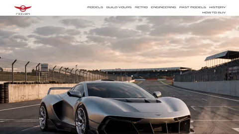 Preview of the Rezvani Motors website